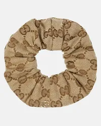 Gucci Scrunchie GG Marmont Marrone