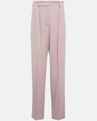 Joseph Pantaloni a gamba larga Buckley in misto lana Beige