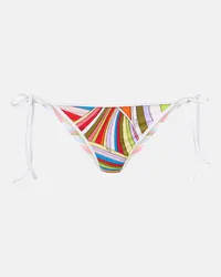 Emilio Pucci Slip bikini con stampa Multicolore