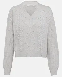 Max Mara Pullover Carmela in misto lana Bianco