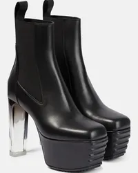 Rick Owens Stivaletti Minimal Grill Beatle in pelle Nero