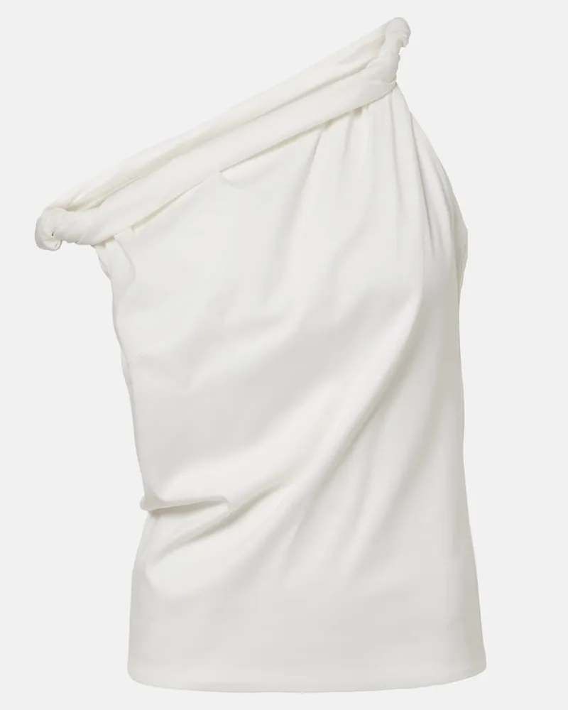 Róhe RÃ³he Top in misto cotone Bianco