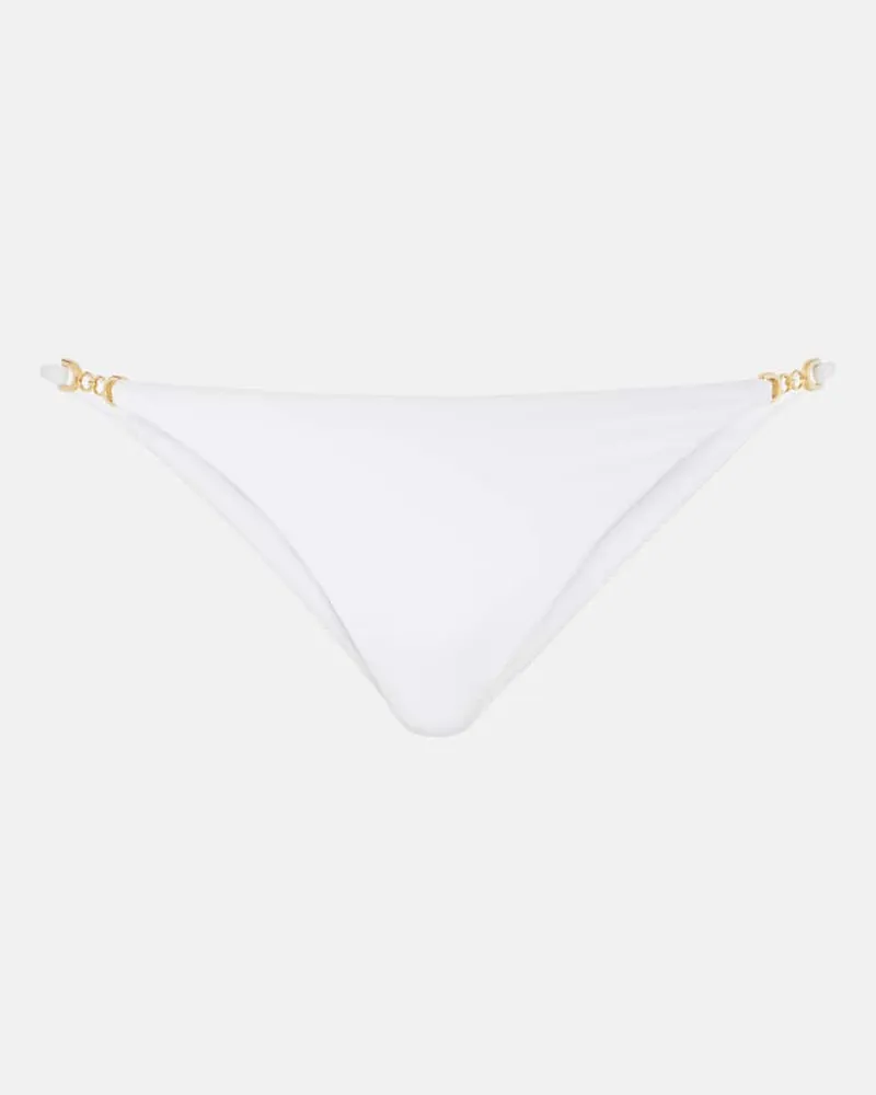 Melissa Odabash Slip bikini Monza a vita bassa Bianco