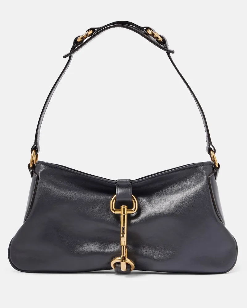 Chloé ChloÃ© Borsa a spalla Kerala 25 Small in pelle Grigio