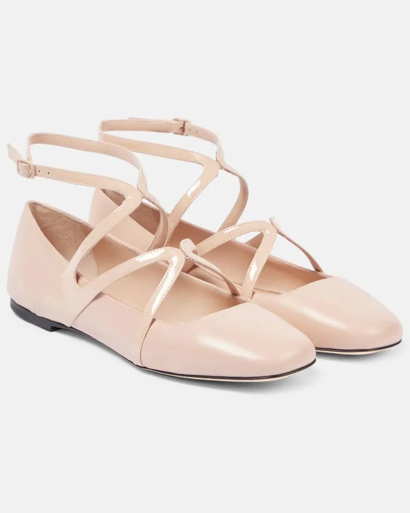 Jimmy Choo Ballerine Astoria in pelle Beige