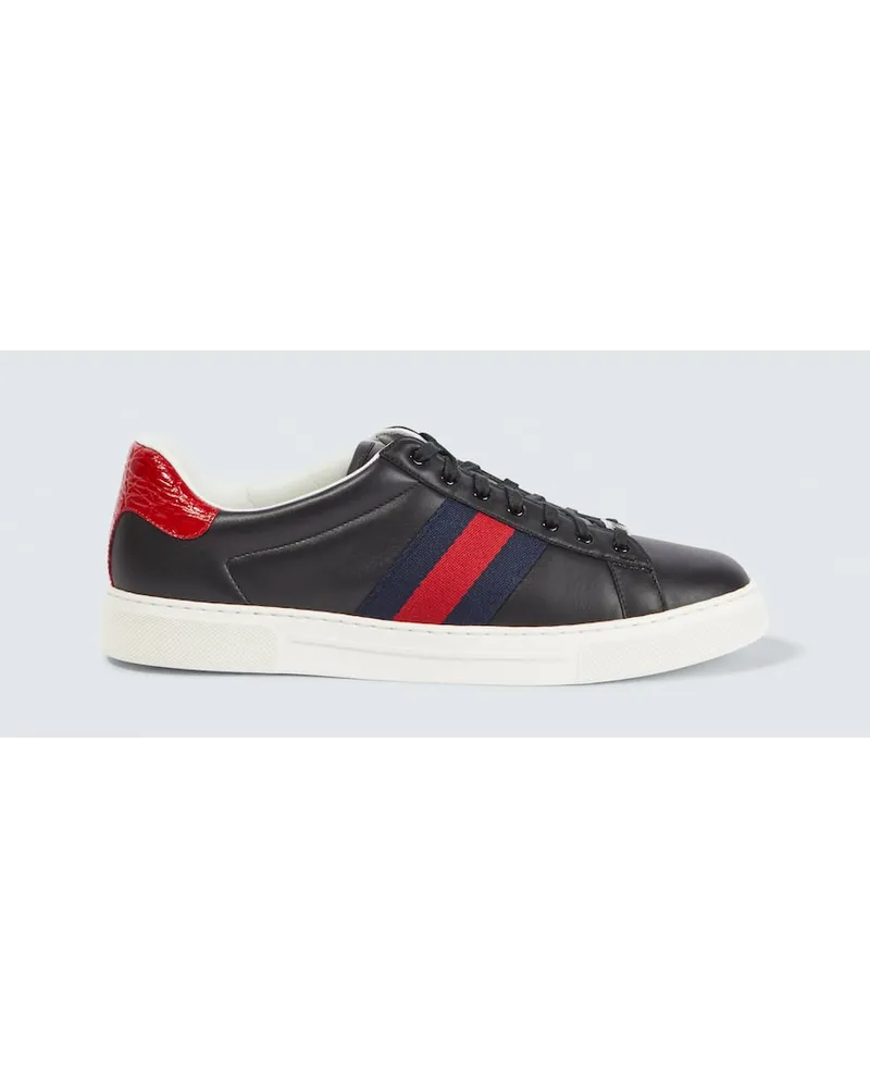 Gucci Sneakers Ace in pelle Nero