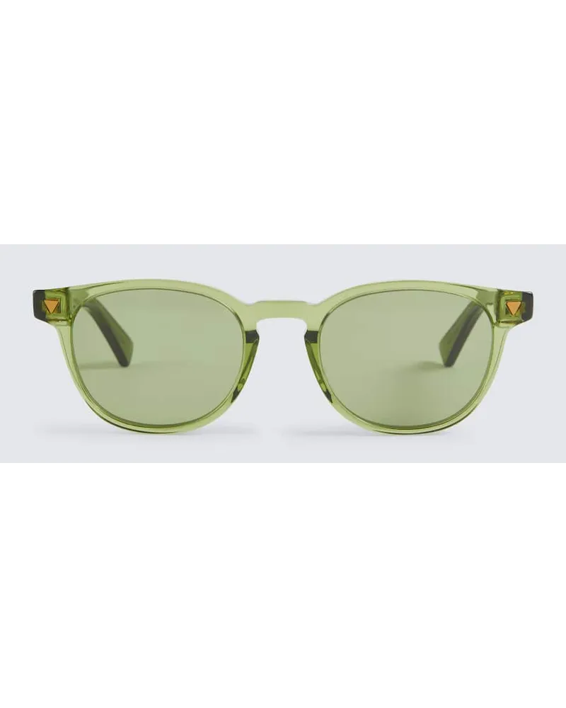 Bottega Veneta Occhiali da sole rotondi Panthos Verde