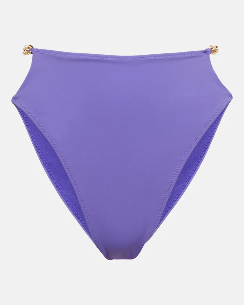 Stella McCartney Slip bikini con catena Viola