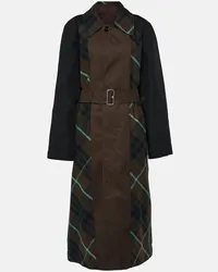 Burberry Trench reversibile Burberry Check Verde