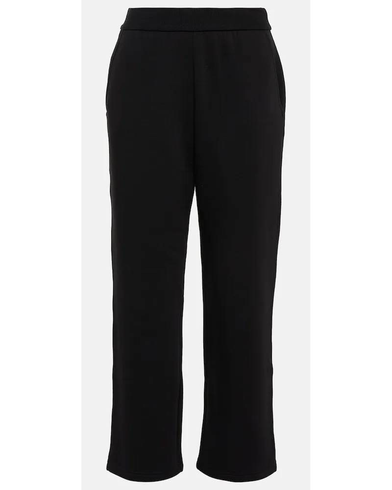 Max Mara Pantaloni Damiana in misto cotone Nero