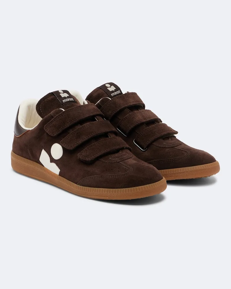 Isabel Marant Sneakers Beth in suede Marrone