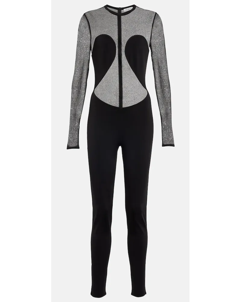 Alaïa AlaÃ¯a Jumpsuit semitrasparente Nero
