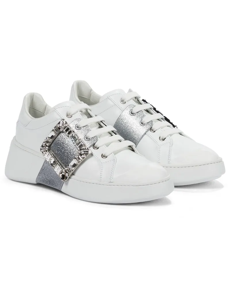 Roger Vivier Sneakers Viv' Skate in pelle Bianco