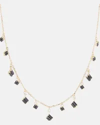 Suzanne Kalan Collana Cascade in oro 18kt con zaffiri e diamanti Multicolore