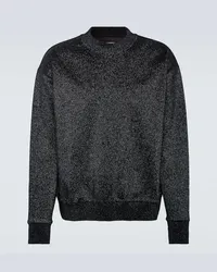 Jil Sander Pullover metallizzato Nero