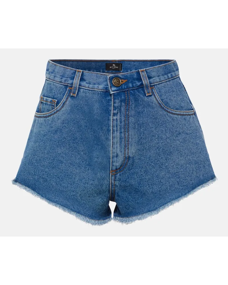 Etro Shorts di jeans Blu