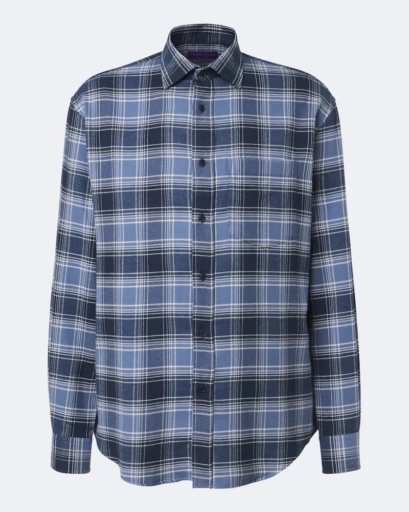 Ralph Lauren Camicia in cotone a quadri Blu