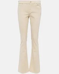 7 for all mankind Jeans flared a vita media Beige