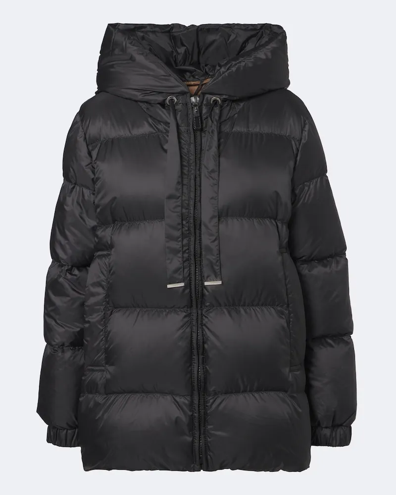 Max Mara Piumino in tessuto tecnico Nero