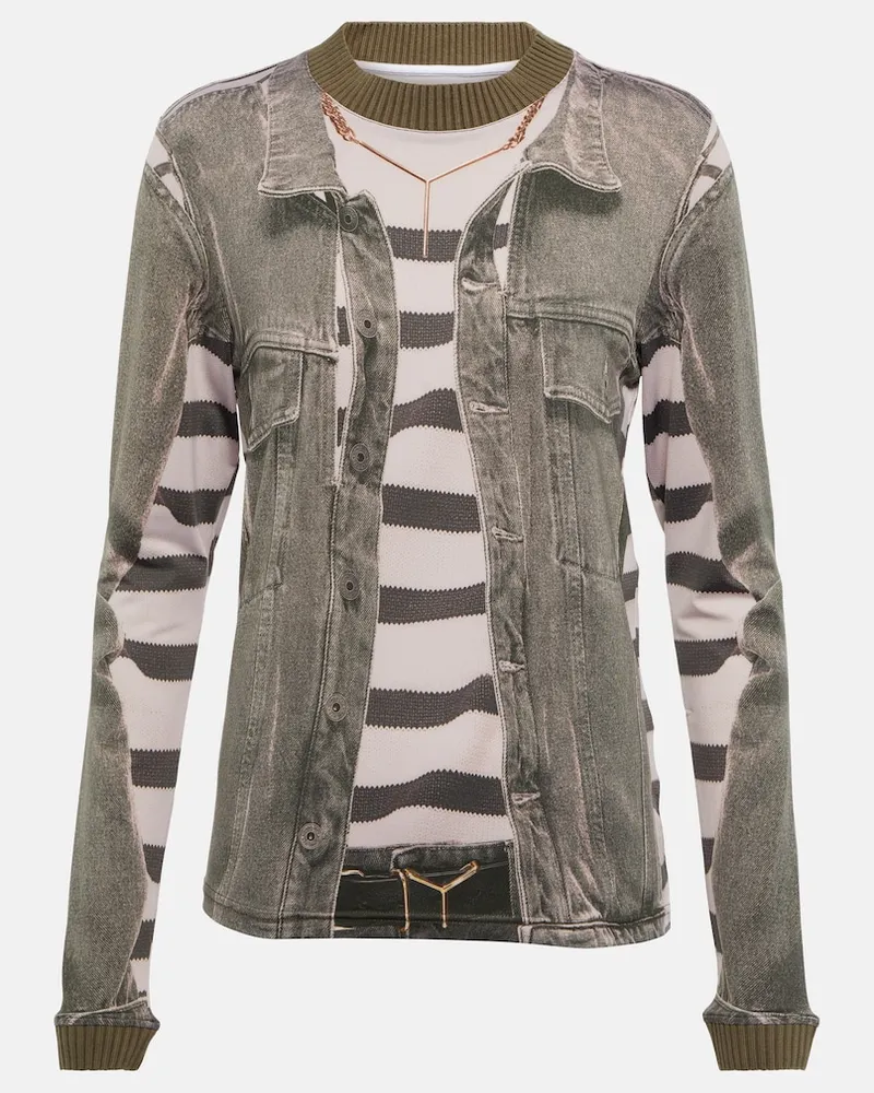 Y/PROJECT Top con stampa Multicolore