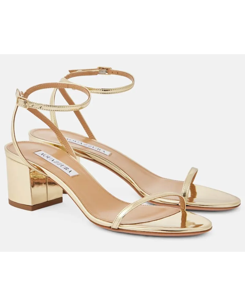 Aquazzura Sandali Olie 50 in similpelle Oro