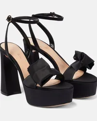 Gianvito Rossi Sandali in raso Nero