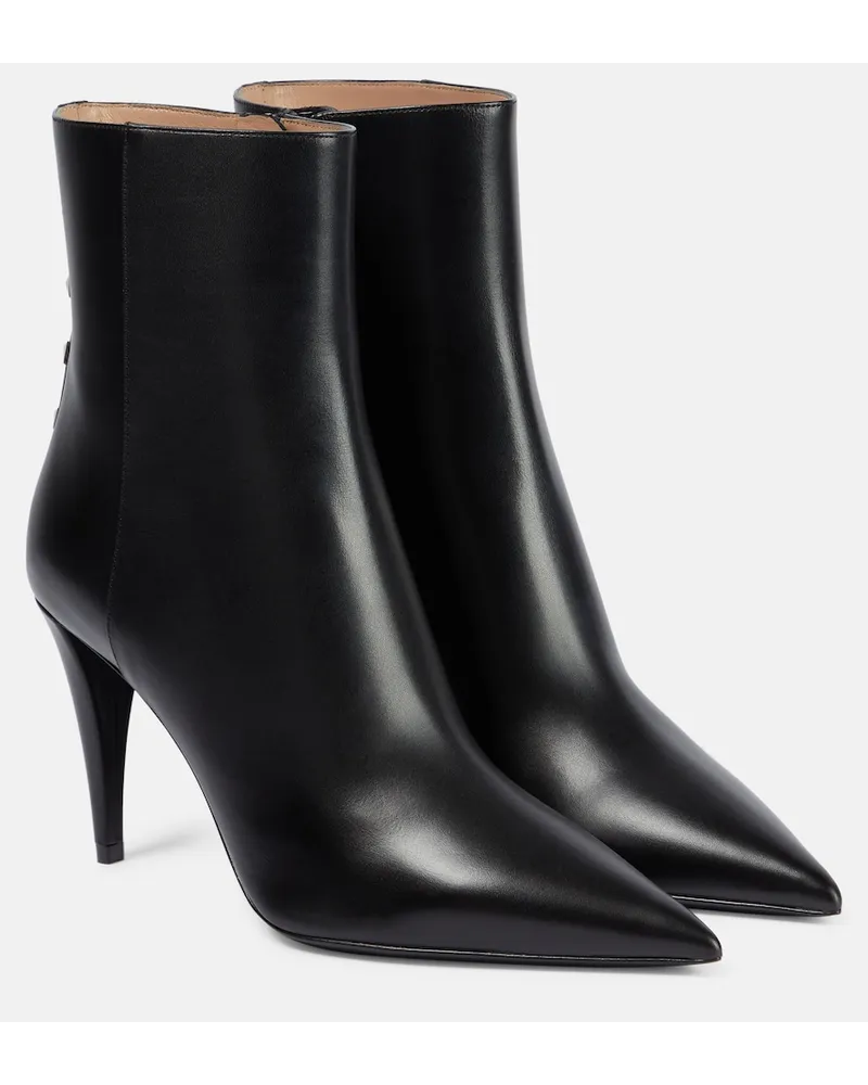 Valentino Garavani Stivaletti Rockstud in pelle Nero