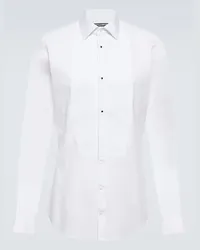 Dolce & Gabbana Camicia in popeline Bianco