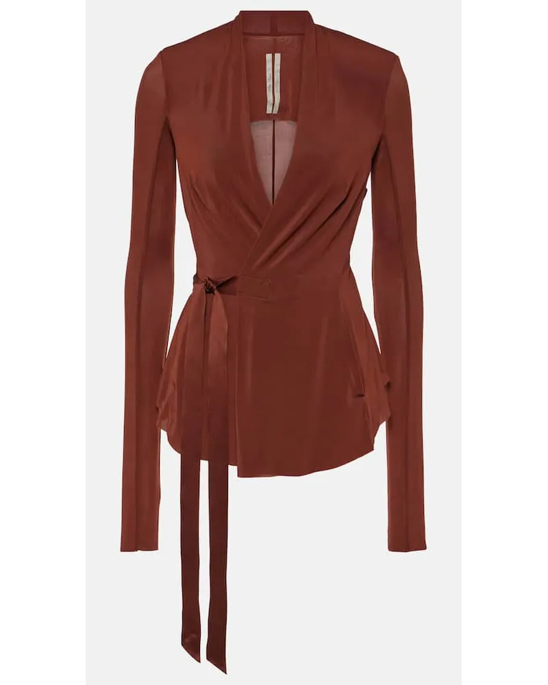 Rick Owens Giacca Hollywood Marrone