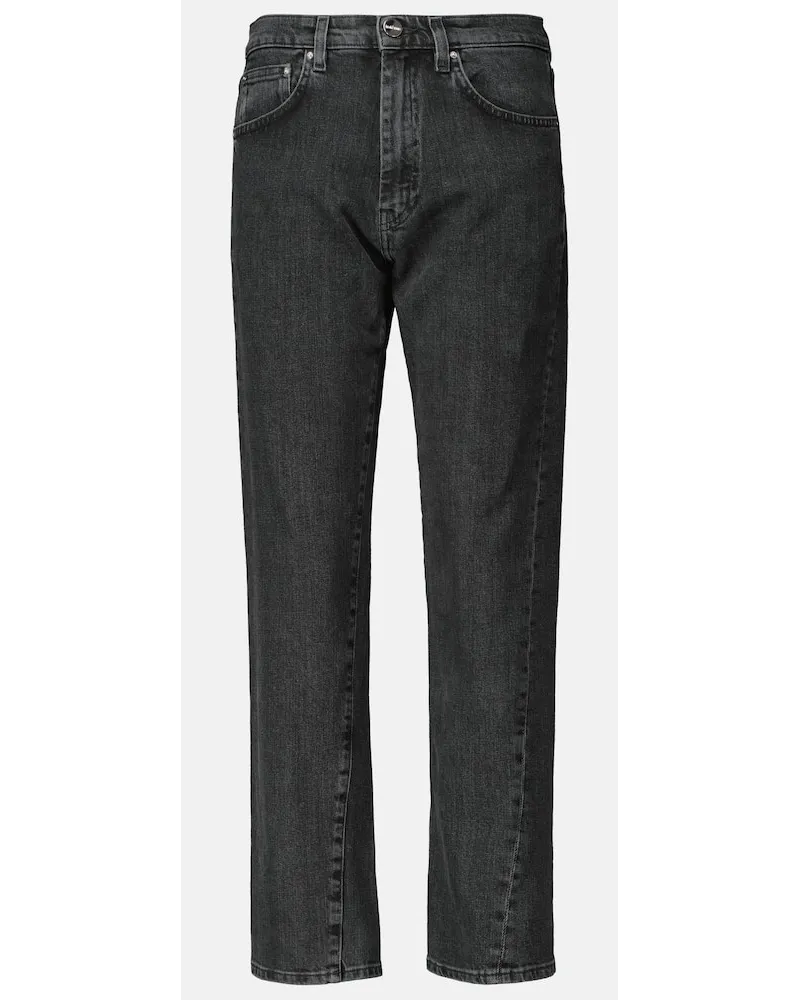 Totême Jeans regular a vita media Grigio