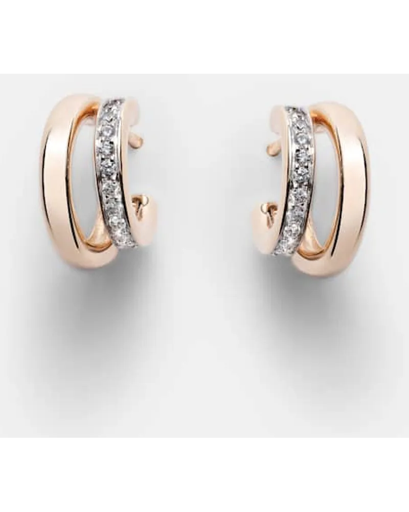 Pomellato Pomellato Together - Orecchini in oro rosa con diamanti Rosa