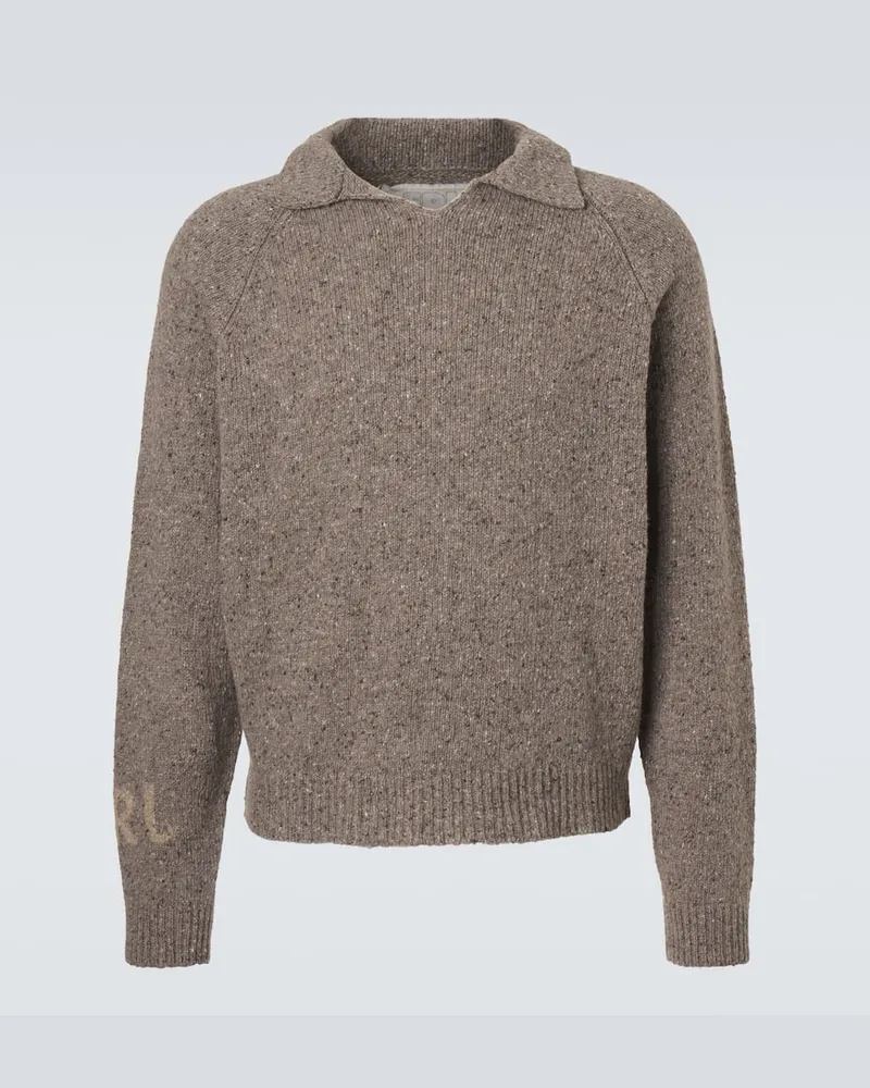 ERL Pullover in misto lana Grigio