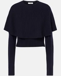 Chloé Chloé Top in lana e cashmere Blu