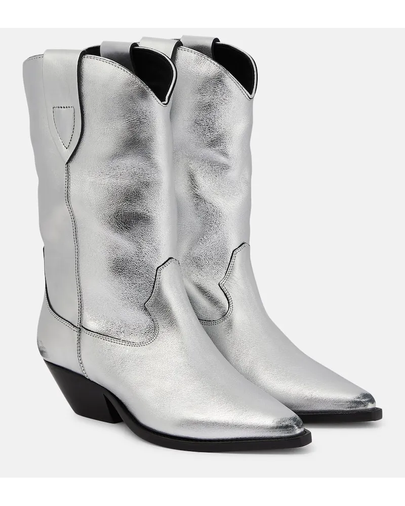 Isabel Marant Stivali texani Duerto in pelle Argento