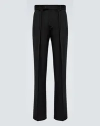 Amiri Pantaloni regular in twill Nero