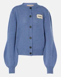 Marni Cardigan in cashmere Blu