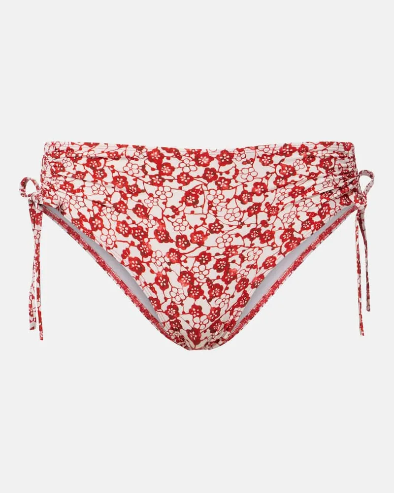 Isabel Marant Slip bikini con stampa Rosso