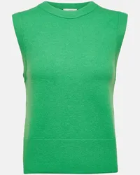 Vince Top in misto lana e cashmere Verde