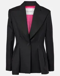 Nina Ricci Blazer in gabardine di lana Nero