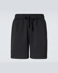 Gucci Shorts in piqué con ricami Nero