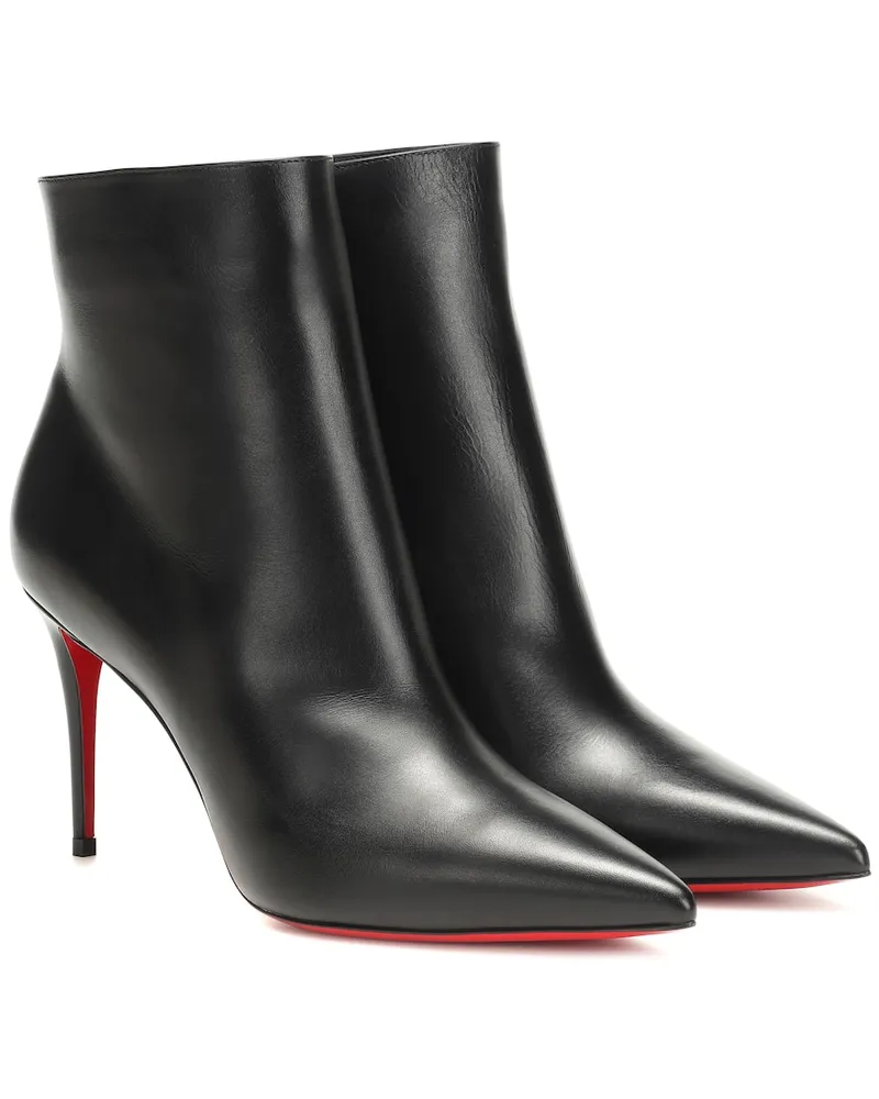 Christian Louboutin Stivaletti So Kate 85 in pelle spazzolata Nero