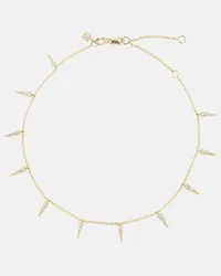 Sydney Evan Cavigliera Large Fringe in oro 14kt con diamanti Oro