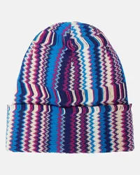 Missoni Berretto Zig Zag in misto lana Multicolore