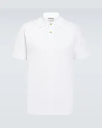 Lanvin Polo in cotone piqué Bianco