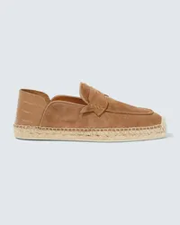 Christian Louboutin Espadrillas Paquepapa No Back in suede Beige