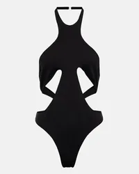 Thierry Mugler Costume intero con cut-out Nero