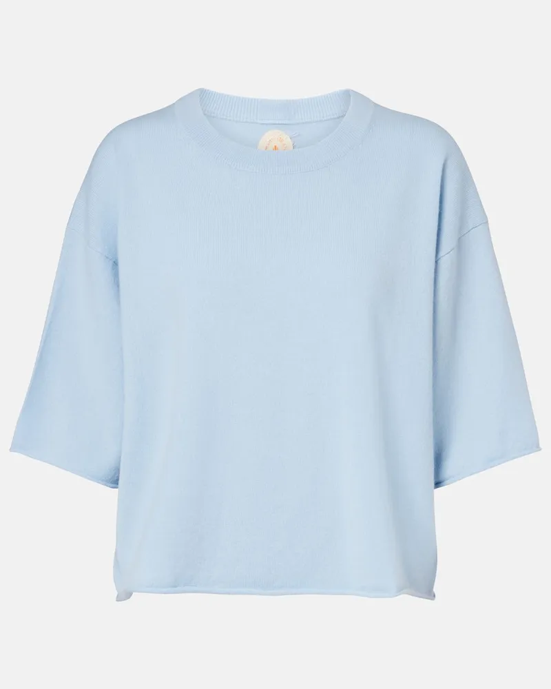 Jardin des Orangers Pullover in cashmere Blu
