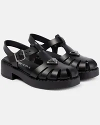 Prada Sandali in gomma Nero