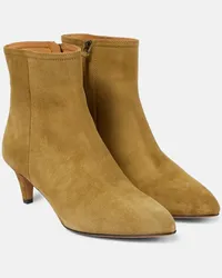 Isabel Marant Stivaletti Deone in suede Beige