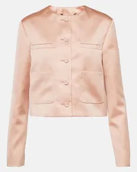 Altuzarra Blazer Bernadette in raso Rosa